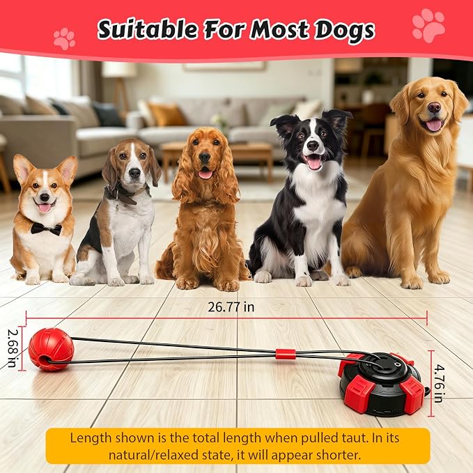 Interactive Dog Toys Tug of War Toys for Aggressive Chewer