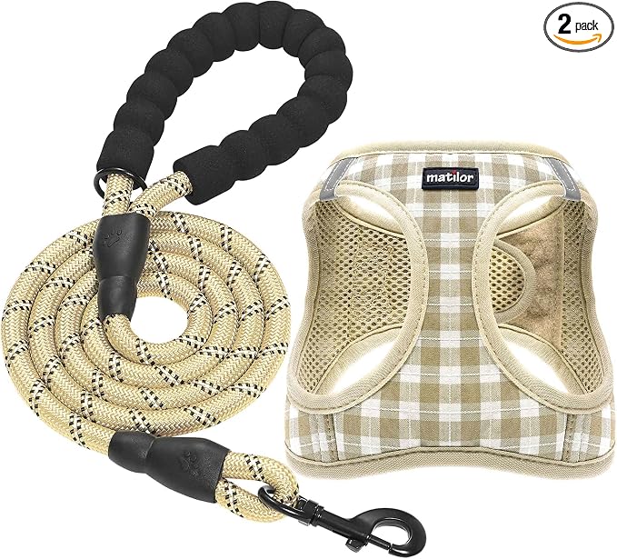 Dog Harness Step-in Breathable Puppy Cat Dog Vest Harnesses for Small Medium Dogs