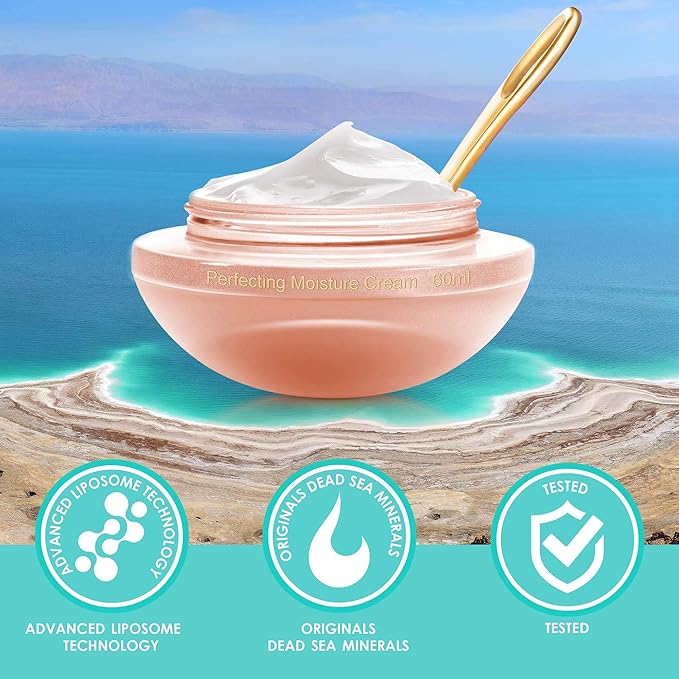 Premier Dead Sea SUPREME Perfecting Cream for All Skin Types, anti aging, hydrating, moisturizing, quick absorbing 2.04fl.oz