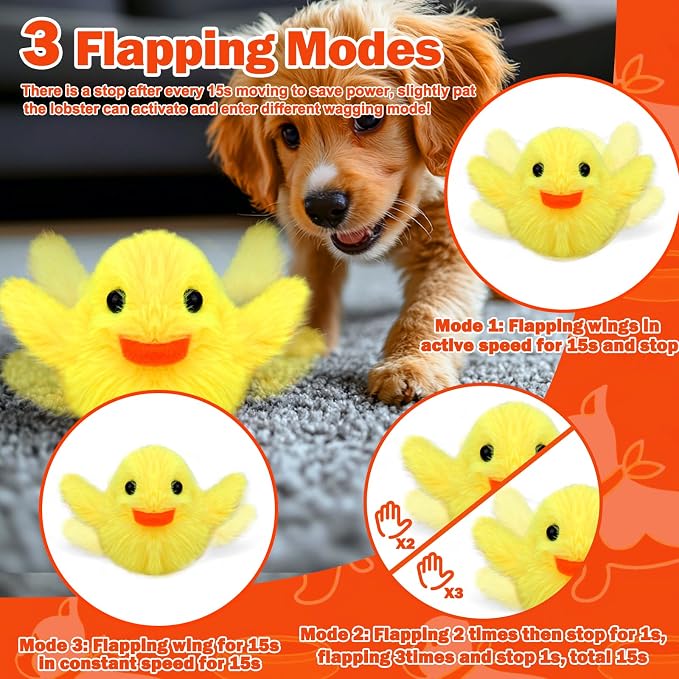 Mity rain Interactive Dog Toys Duck