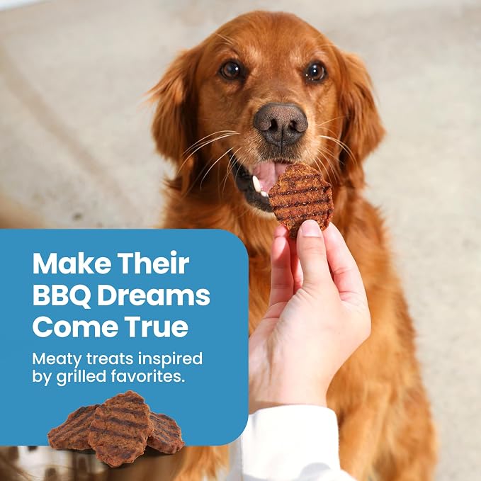 Blue Buffalo Nudges Grillers Beef Dog Treats, 16 oz | Real Beef First, Charred Texture, No Chicken By-Product, Corn, Wheat, or Soy