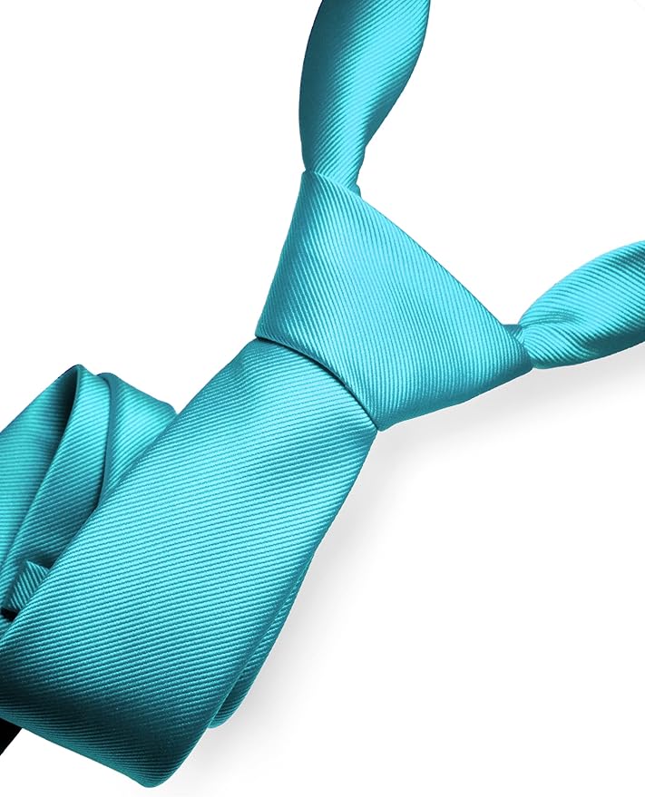 RBOCOTT Solid Color Tie Formal Necktie for Men