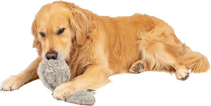 Hyper Pet Doggie Tail Interactive Plush Automatic Dog Toy, Wiggles, Barks | Durable boredom buster with batteries included, vibrating action keeps curious pups of all breeds engaged and entertained