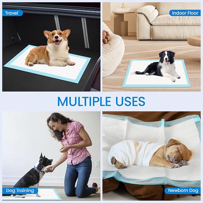 28"x34" Dog Pee Pads Extra Large, 40 Count Training Puppy Pads | Super Absorbent Leakproof Quick Drying Pee Pads, Training Puppy Pads Disposable Pee Pads for Dogs