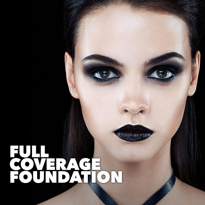 MANIC PANIC Dreamtone White Foundation for Goth Makeup - Oil-Free, Full Coverage Liquid Foundation & Skin Toner - White Base for Gothic Makeup, Cosplay & Halloween - Vegan & Cruelty-Free (0.96oz)