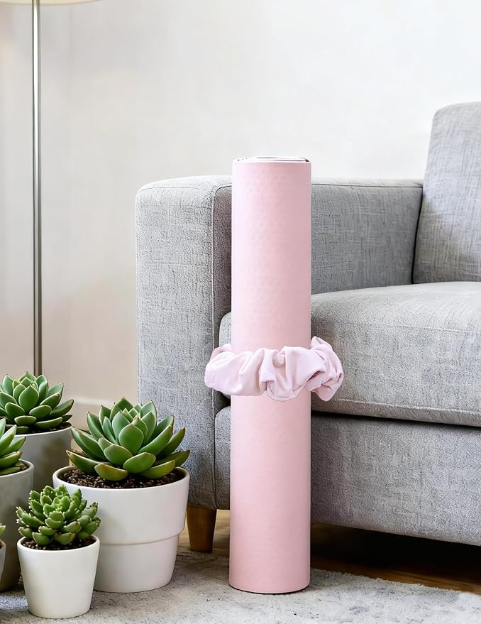 Yoga Mat Scrunchie - Yoga Mat Strap Band - Fits Most Size Mats (Not Suitable for Overly Thick Mats)