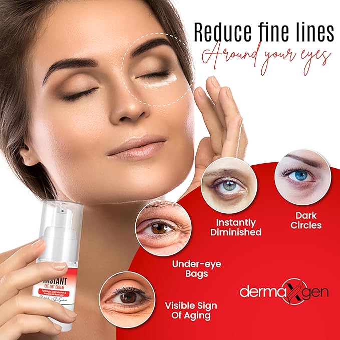 Rapid Reduction Eye Cream - Anti Aging Cream Treatment for Dark Circles - Instant Under Eye Moisturizer - Advanced Peptide Skin Tightening Formula - Instantly Removes Puffiness Wrinkles 20ml