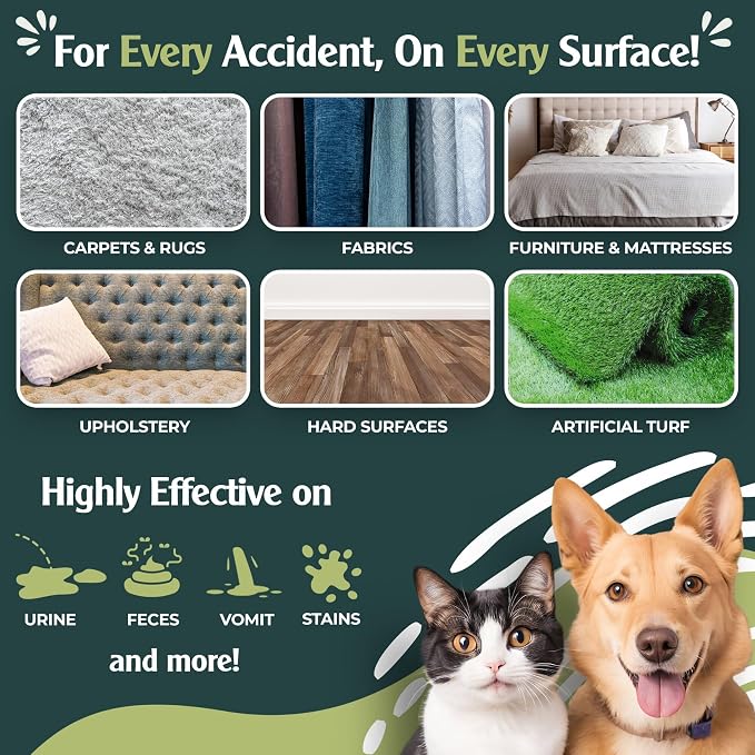 Sprinkle & Sweep: Litter Box Deodorizer Bundle: 8oz Bag, Speed Sifter, 24oz Odor & Stain Spray - Cat-Kitten Litter Care, Enzyme Spot Treatment Cleaner