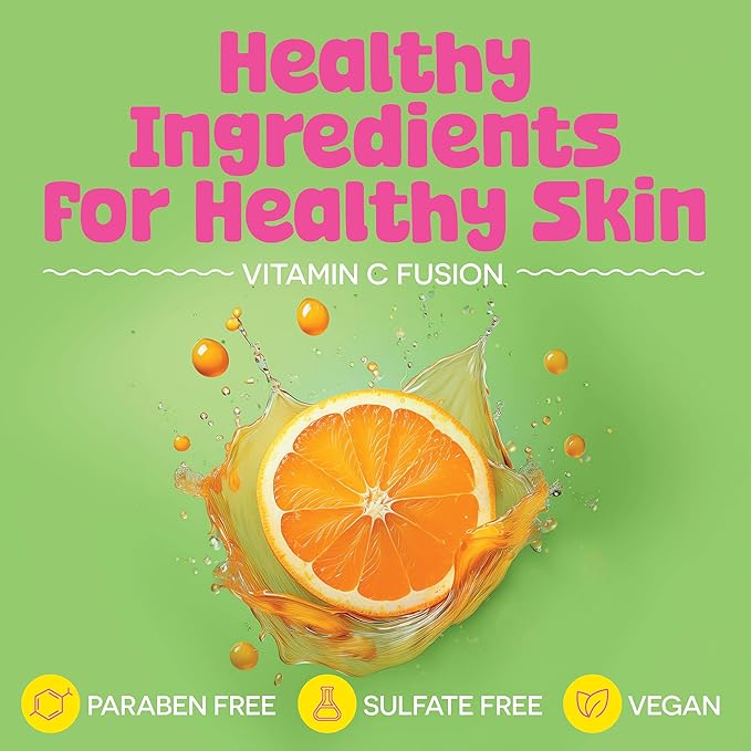 BeYOUtiful Vitamin C Face Serum, Easter Basket Stuffers, Preppy Skin Care for Tweens and Kids, Acne Treatment Brightening Moisturizer for Girls and Boys, 1.35 fl oz, Easter Gifts