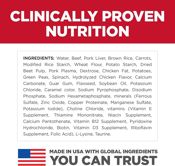 Hill's Science Diet Adult 1-6 Small & Mini Wet Dog Food | #1 Veterinarian Recommended, Beef & Vegetables, 3.5 oz. Trays, 12-Pack
