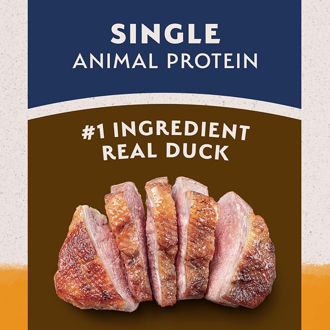 Natural Balance Limited Ingredient Adult Dry Dog Food - Balanced Nutrition for Adult Dogs - Grain-Free, Soy-Free Recipe - Limited Ingredient Formula - 12 lb - Reserve Duck & Potato Recipe