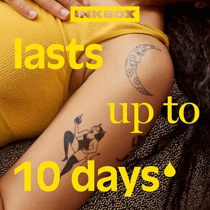 Inkbox Freehand Tattoo Marker – Medium Tip, Lasts up to 10 days, For All Skin Tones, Water-Resistant, Cruelty-Free & Vegan | Long-Lasting Temporary Tattoo Pen, All Artists Skill Levels -1 Count