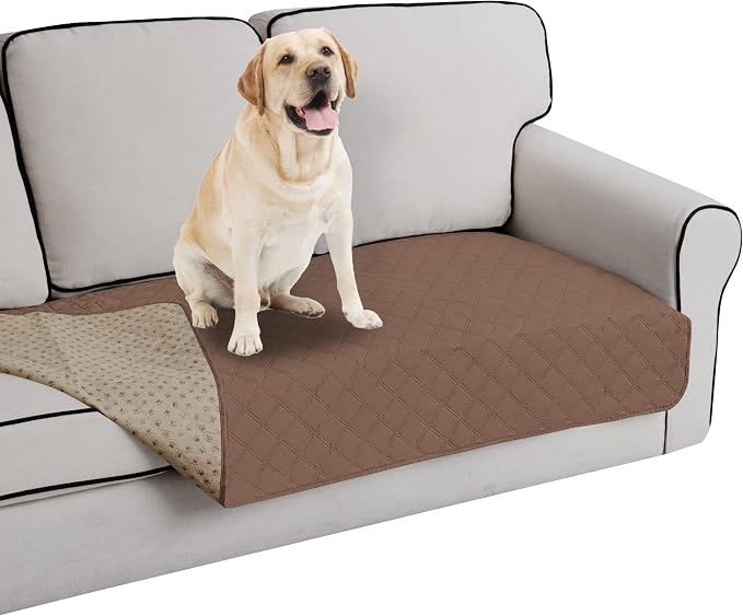 Easy-Going Waterproof Dog Bed Cover, Non-Slip Pet Blanket, 30x70in, Brown | Leakproof Couch Cover, Machine Washable Furniture Mattress Protector, Soft Sofa Mat For Dogs, Pet Friendly