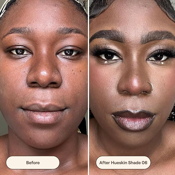 Live Tinted Hueskin Serum Concealer - Medium-to-Full Coverage Concealer with Niacinamide, & Hyaluronic Acid for Dark Circles, Fine Lines & Wrinkles, Buildable Long-Lasting Formula, 0.35 oz Shade 6