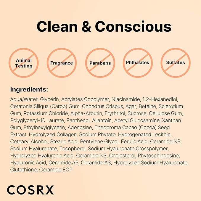 COSRX The Alpha-Arbutin Discoloration Care Hydrogel Face Masks Skincare 1 EA, Collagen Face Mask, Travel Essentials, Overnight Face Mask, Korean SkinCare