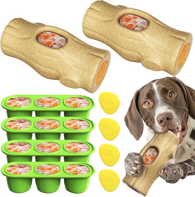 2-Pack Indestructible Chew Toys for Aggressive Chewers