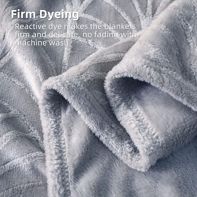 Whale Flotilla Soft Flannel Fleece Twin Size Blanket for Bed, Silver Grey | Cozy Lightweight Breathable Coverlet, Plush Fluffy Bedspread, Vintage Pattern Decorative Blanket for Dorm, All Season 60"x80"