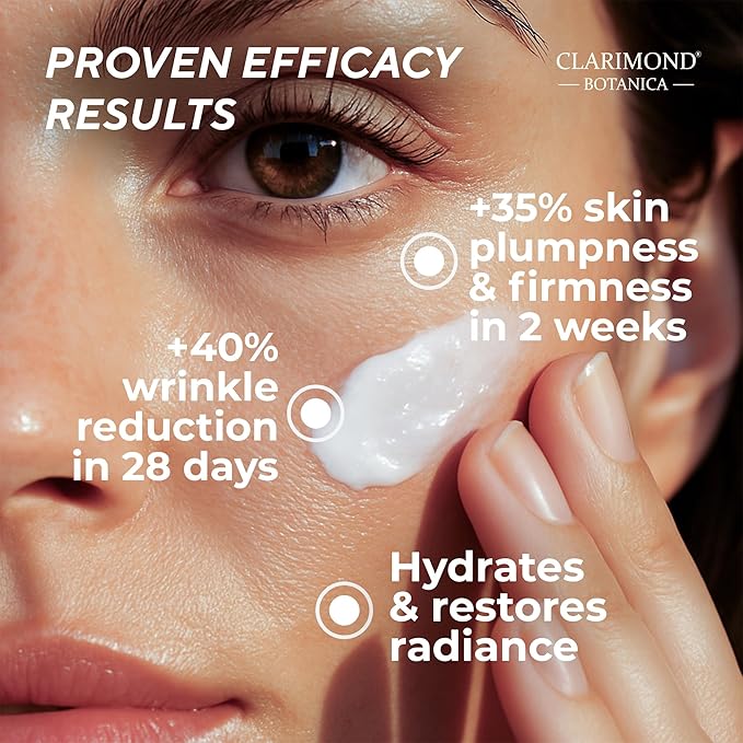 Anti-Wrinkle Face Cream – Collagen & Peptides Hydrating, Brightening, Firming Fine Line Reduction, Skin Tightening, Plumping Moisturizer Skincare w/Pro-Xylane & Soluble Enzymes 50g Radiance Renewal