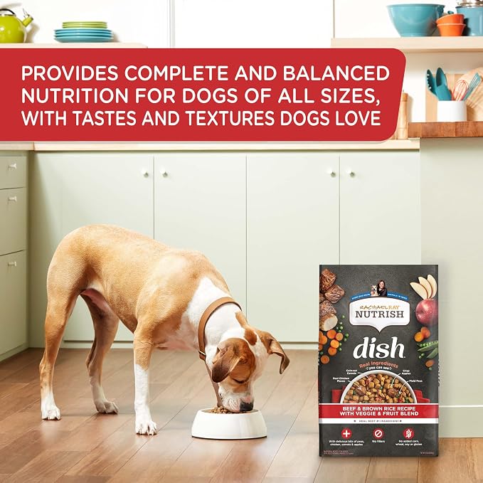 Nutrish Dish Dry Dog Food, Beef Recipe, 3.75 lb. Bag (Rachael Ray)