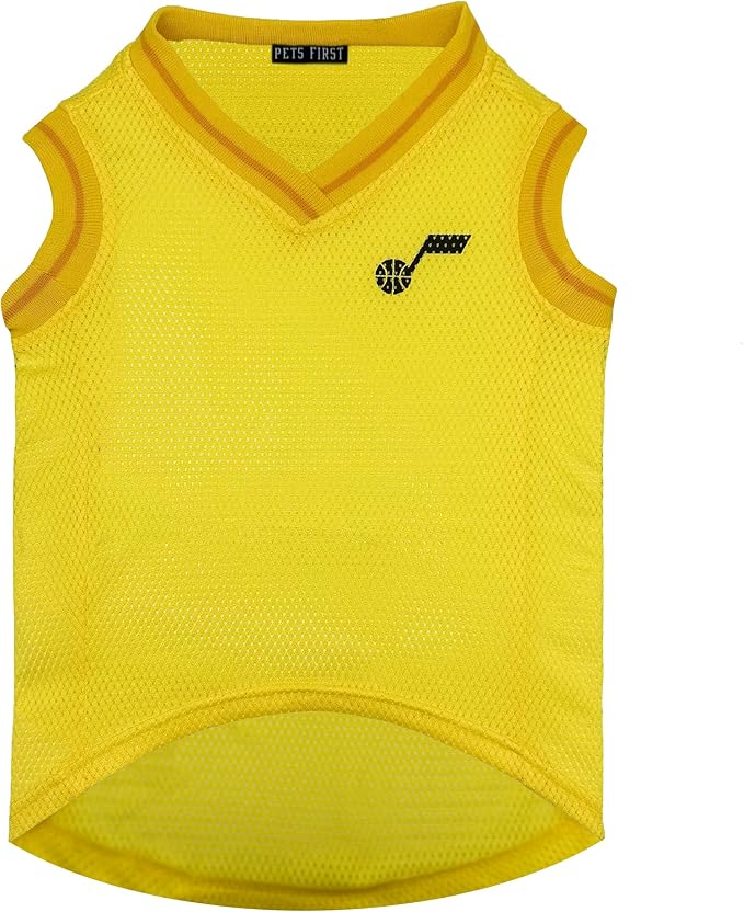 Pets First NBA Utah Jazz Dog Jersey, Medium- Tank Top Basketball Pet Jersey