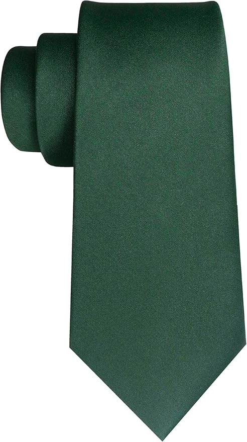 JEMYGINS Solid Color Tie Mens Necktie for Business and Wedding