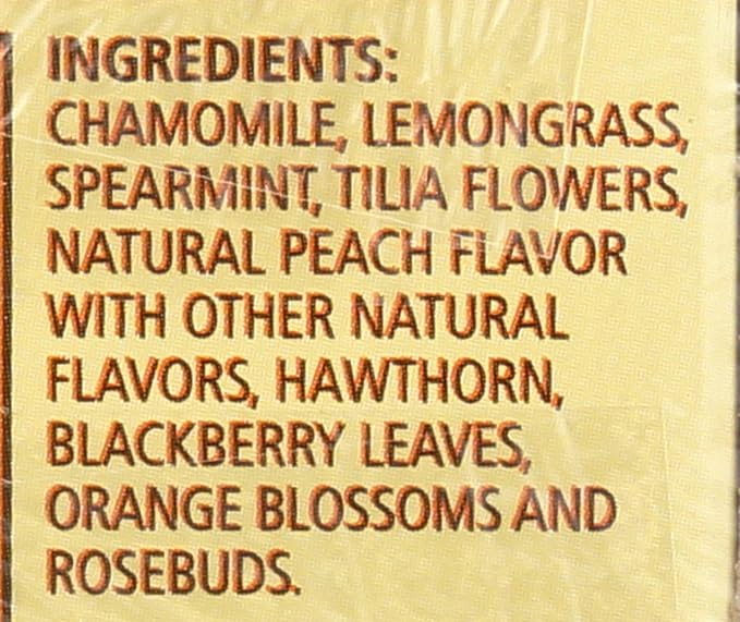 Celestial Seasonings Herbal Tea, Sleepytime Peach, 20 ct