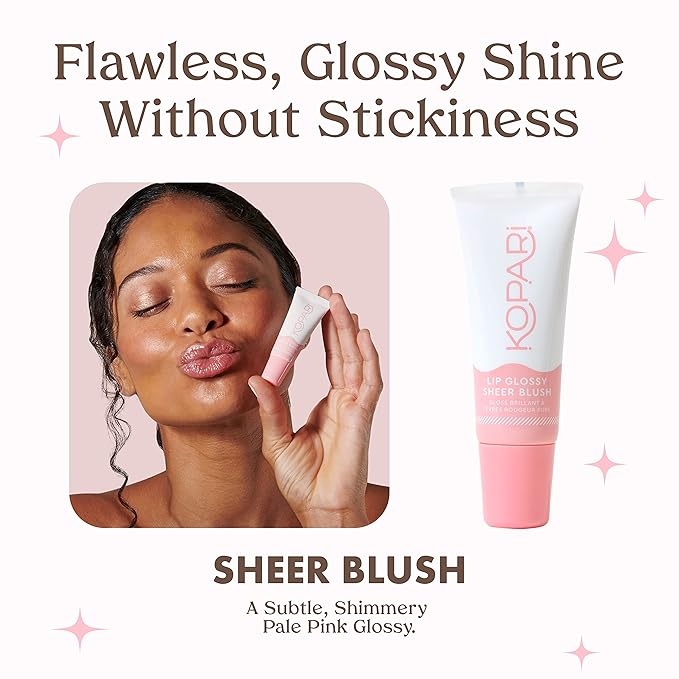 Kopari Sheer Blush Lip Glossy 2pk