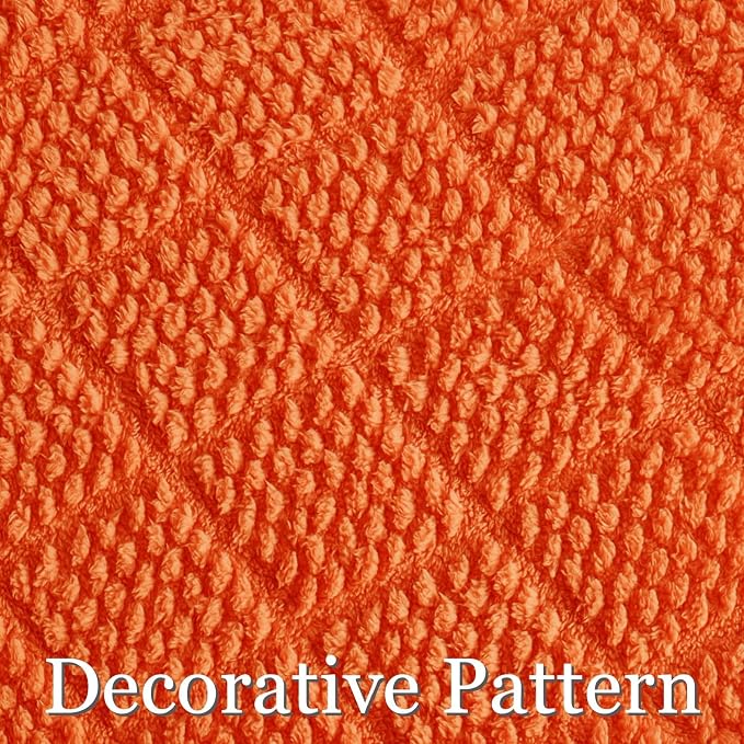 Whale Flotilla Soft Fleece Throw Blanket for Couch, Burnt Orange | Jacquard Waffle Blankets for Home Decor, Lightweight and Cozy, All Season Suitable, 50x60 Inch