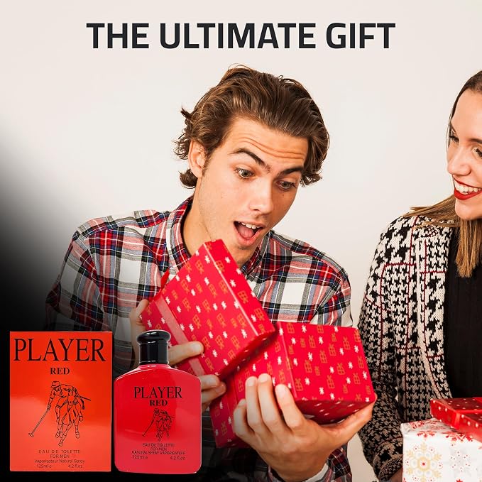 AFLUXE Verse Adonis&Player Red Combo Men Cologne 3.4 Fl. Oz Men's Perfume Refreshing Combination of Woody Floral & Fruity Scents Eau De Parfum for Men Lasts All Day Best Gift for Any Occasion