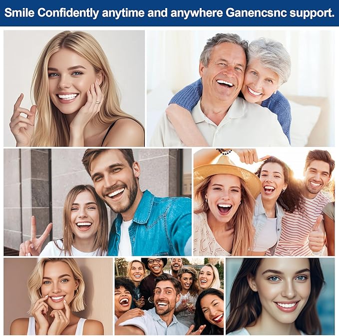 44% Ganencsnc 10 Syringes (3ml) - Teeth Whitening Gel Refills - Strong 44% Carbamide Peroxide Formula - Compatible with Teeth whitening Kit-Teeth Whitener for Coffee & Wine Stains