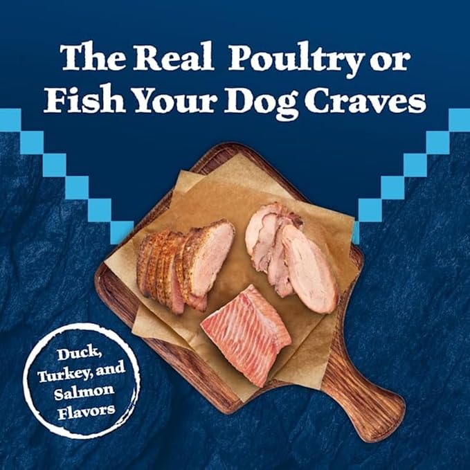 Blue Buffalo Wilderness Crunchy Dog Biscuits Variety Pack, Grain-Free, 3 ct | Duck, Turkey and Salmon Recipes, Crunchy Biscuits, High Protein Nutrition, No Artificial Preservatives