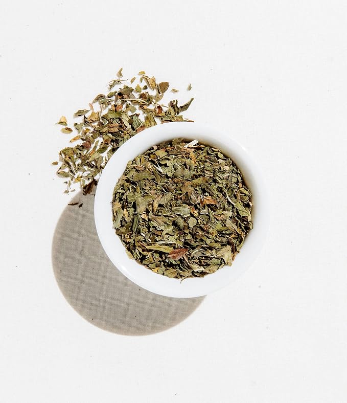 Art of Tea Pacific Coast Mint Tea, Refreshing 1oz Loose Leaf Tea Tin, Organic Loose Leaf Peppermint & Spearmint Herbal Tea, Caffeine Free Mint Tea for Digestion & Relaxation
