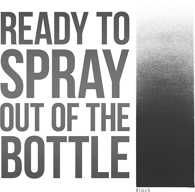 Custom Body Art Black Airbrush Body Paint 1oz - Alcohol-Based, Waterproof, Body Paint for Adults, Cosplay, Temporary Tattoos