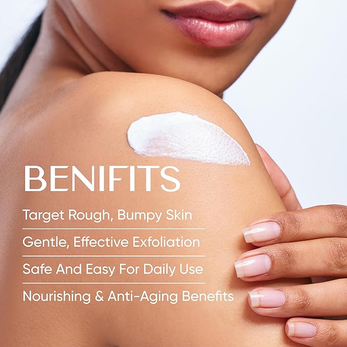 HealFast KP Bump Eraser Cream 4 Oz – Soften, Nourish Rough and Bumpy Skin with 2% BHA – Keratosis Pilaris - For All Types – No Scrubbing Required – Fragrance and Paraben Free