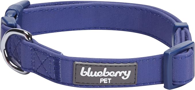 Blueberry Pet Nautical Navy Blue Sailboat Adjustable Dog Bandana Collar with Bow Tie, Medium, Neck 14.5"-20"