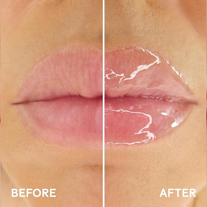 Winky Lux In The Stars Lip Oil - Silky Shine & Hydrating Non Sticky Lip Gloss, Infused with Golden Stars & Nourishing Jojoba Oil, with Soft Vanilla Scent