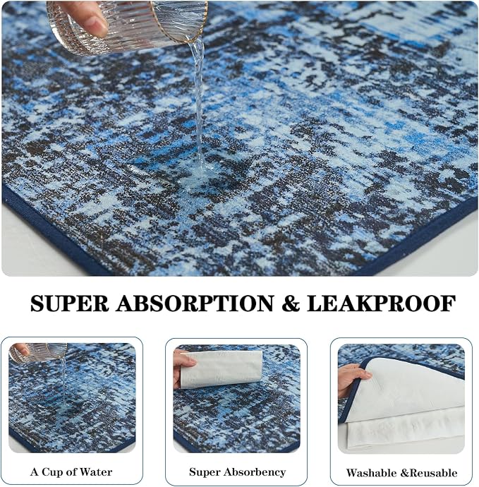 Washable Pee Pads for Dogs, Reusable Puppy Pads 36"x 41" 2 Pack | Leak-Proof, Super Absorbent Potty Training Pads With Non-Slip Backing For Crates, Floor, Playpen, Whelping & Furniture