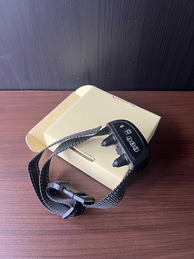 MAYCONGTRON Electric bark Control Dog Collars, Dog Bark Collar for Large Medium Small Dogs, Rechargeable Smart Bark Collar, Anti Barking Training Collar (Black)