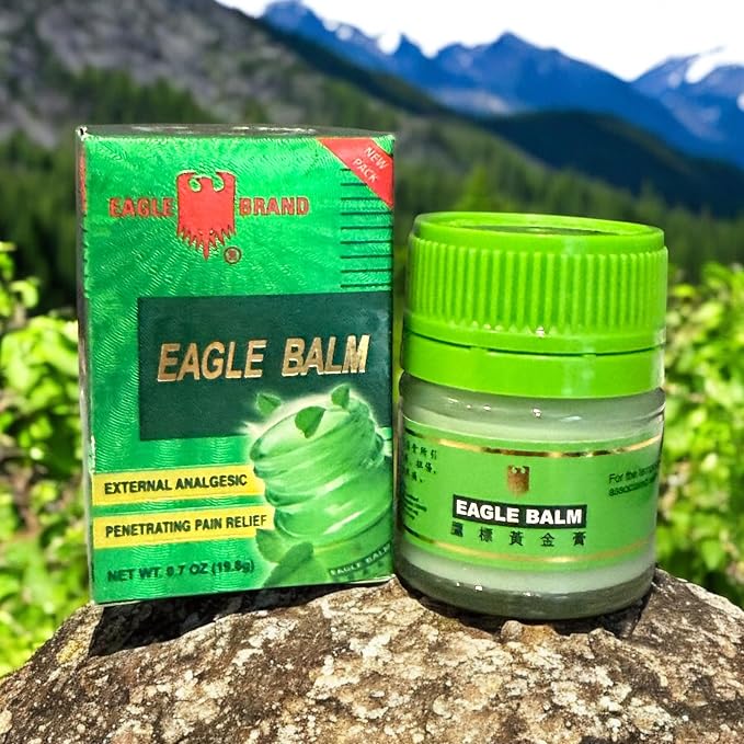 1 Pack - Green Balm Essential Oil - Dau Cu La Con O Xanh - 19.8g per Jar - Product of Indonesia