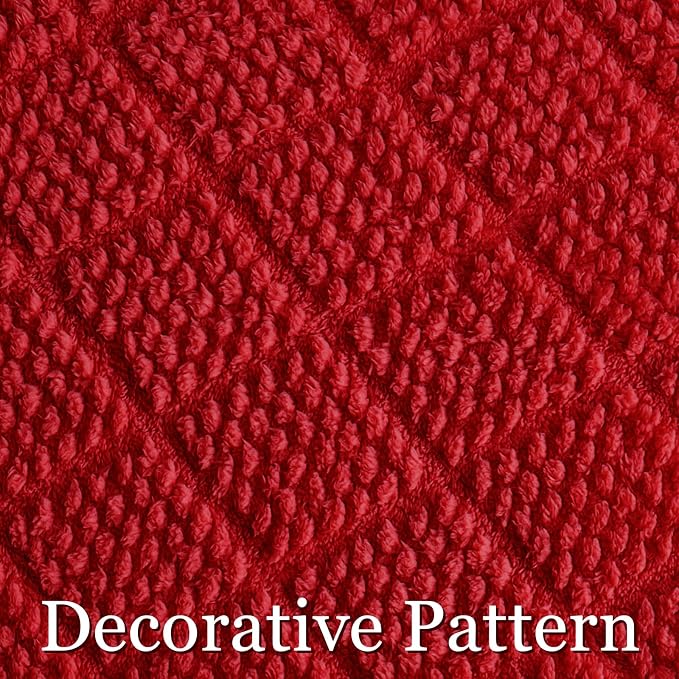 Whale Flotilla Soft Fleece Twin Size Blanket for Bed, Red | Jacquard Waffle Blankets for Home Decor, Lightweight and Cozy, All Season Suitable, 60x80 Inch