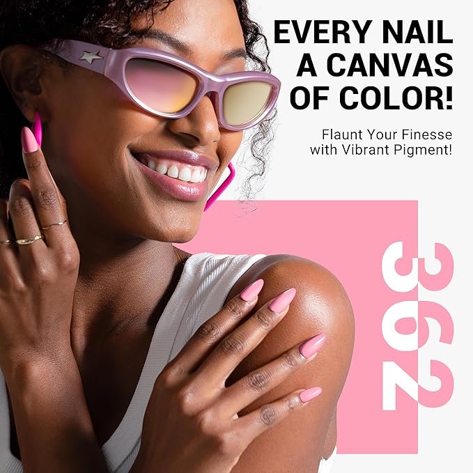 MelodySusie Thick Milky Pink Gel Nail Polish,0.5fl oz Soak Off UV LED Light Pink Gel Polish Christmas Gift for Women Nail Art Manicure Salon DIY Nail Design Decoration at Home-362