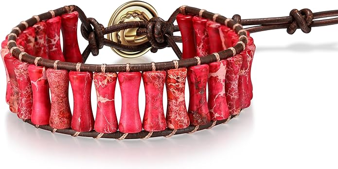 Inspirational Gifts Healing Bracelets for Women，Get Well Soon Encouragement Gifts for Women Friends Sister Mom，Handmade Natural Stone Healing boho Friendship Jewelry for women
