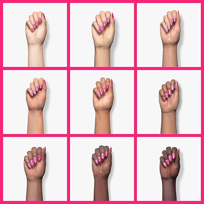 GAOY Hot Pink Gel Nail Polish, 16ml Soak Off UV Light Cure Gel Polish for Nail Art DIY Manicure at Home, Color 1527