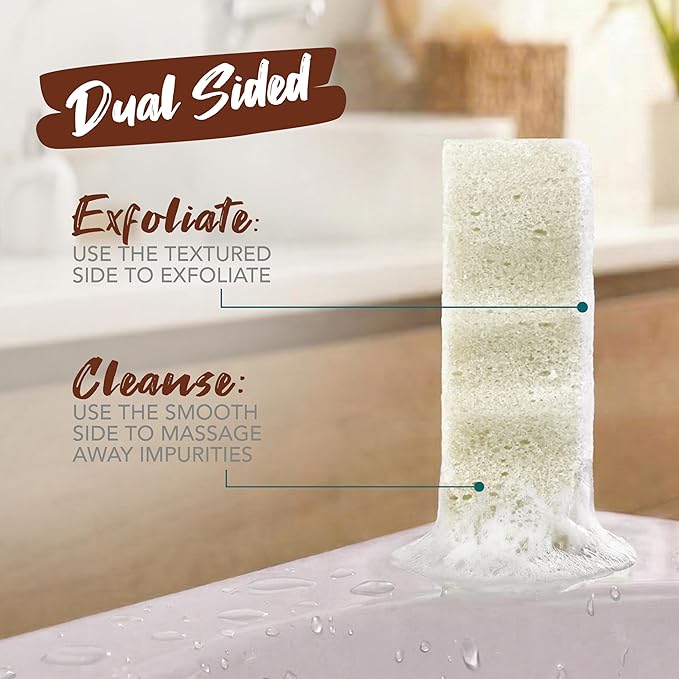 Spongeables Skinutrients Anti-Cellulite Body Wash in a Sponge, Spa Cellulite Massager, Reduce The Appearance of Cellulite, Moisturizer and Exfoliator, Colada Coconut, 1 Count