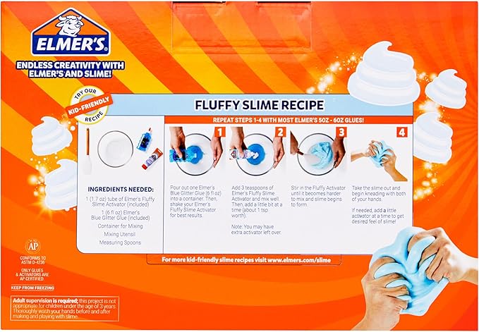 Elmer’s All-Star Slime Kit, Includes Liquid Glue Activator and Premade Slime, 9 Count - Perfect for Birthday Parties, Gift Idea, Kids Activity