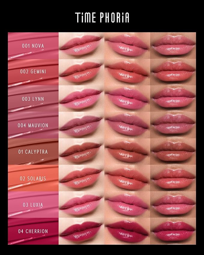 STELLAR DUST LIP STAIN-Long Lasting, Waterproof and Transferproof Lip Tint, Glossy Finish Lip Gloss, Lightweight Lipstick, High Coverage, Stocking Stuffers For Teen Girls (12 PULSE)