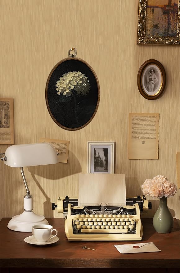 Vintage White Hydrangea Oval Wall Art, Spring Floral Flowers Oval Framed Wall Art, Waterproof Cottage Core Home Decor for Western Farmhouse Bedroom Living Room, Home Retro Decor Products, 16