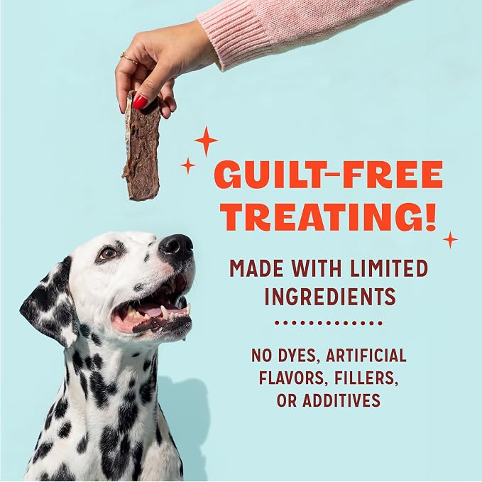 Pur Luv Salmon Jerky Dog Treats | Skin & Coat Support, Made with Real Salmon, Omega 3 & 6 Rich, Grain-Free, High Protein, Easily Digestible Natural Dog Treats