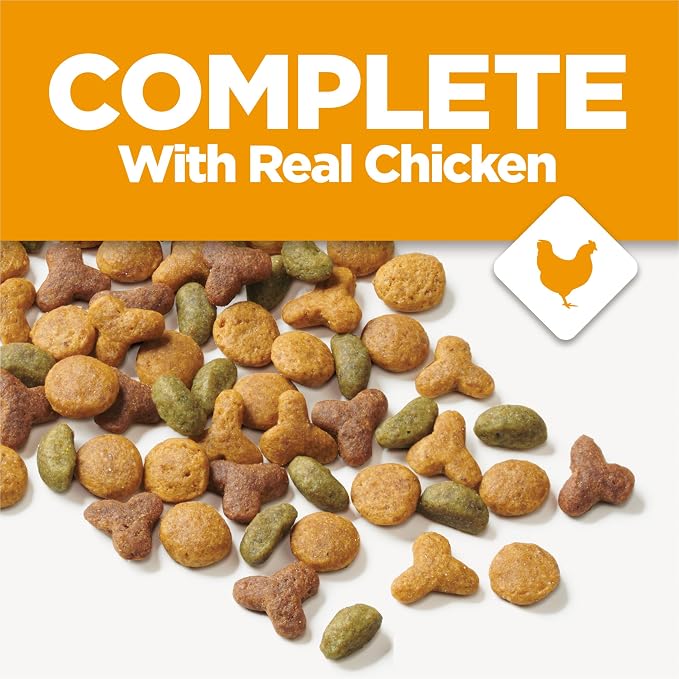 Purina Cat Chow High Protein Dry Cat Food, Complete - 3.15 Pound (Pack of 4) | Adult and kitten cat food for every life stage, made with real chicken, with omega-6 fatty acids for a shiny coat