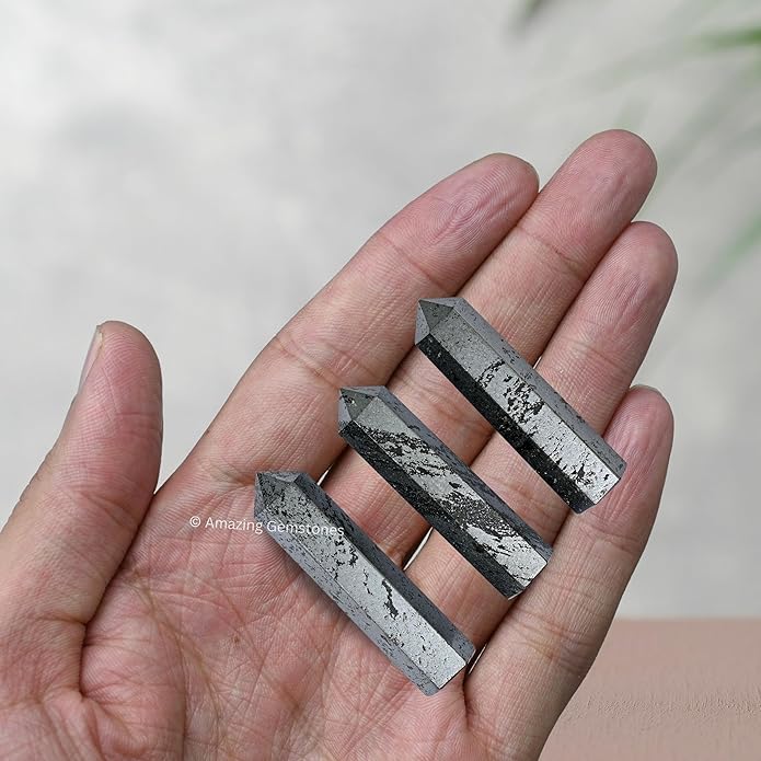 Amazing Gemstone Crystal Points Bulk Healing Crystals & Stones - Premium Single Terminated Healing Wand Point Bulk Crystals for Crafts, Crystal Grid, DIY Work